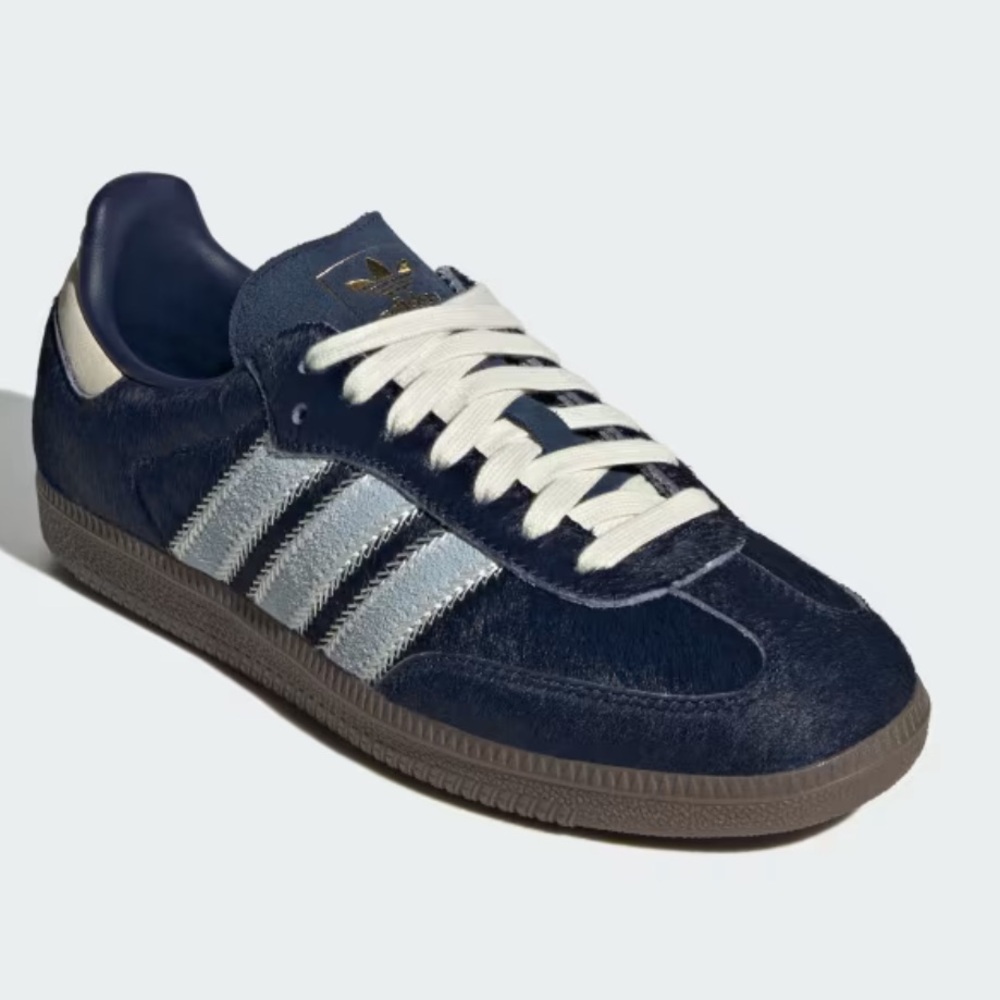 adidas Samba OG Pony Hair Night Indigo / Clear Sky / Tactile Blue